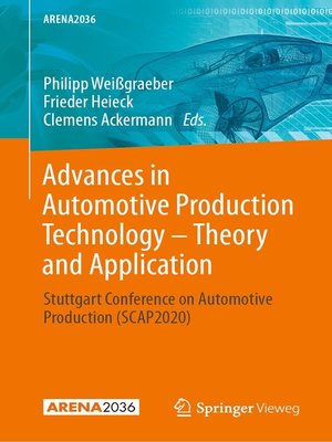 cover image of Advances in Automotive Production Technology – Theory and Application